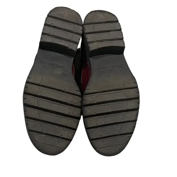 Pikolinos Women's Leather Vicar Oxford Shoes in Burgundy Size EU 36 US 5.5-6 - Picture 6 of 10